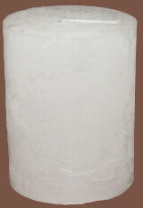 GYD Gyertya rusztikus adventi fehér színű 5 cm X 6 cm, 4db/csomag