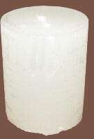 GYD Gyertya rusztikus adventi fehér színű 4 cm X 5 cm, 4db/csomag