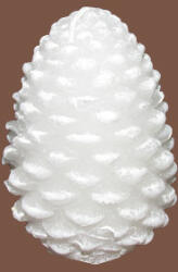 GYD Gyertya kis toboz fehér színű 5 cm X 7 cm