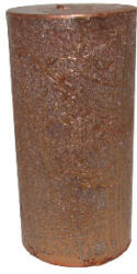 GYD Gyertya rusztikus adventi bronz színű 4 cm X 8 cm, 4db/csomag