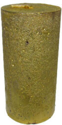 GYD Gyertya rusztikus adventi arany színű 4 cm X 8 cm, 4db/csomag