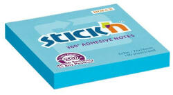 STICK N Öntapadó jegyzettömb, 76x76 mm, 100 lap, STICK N „360°, kék (21553) - iroszer24