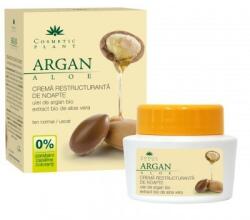 Cosmetic Plant Crema restructuranta de noapte cu ulei de argan bio si extract bio de aloe vera - 50 ml