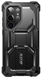 SUPCASE Carcasa 360 grade Supcase i-Blason Armorbox compatibil cu Samsung Galaxy S23 Ultra, Protectie display, Negru (843439121423)