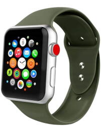 Tech-protect Curea silicon Tech-Protect Icon V2 compatibila cu Apple Watch 4/5/6/7/8/SE 38/40/41mm Army Green (5906735415216)