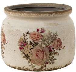 Clayre & Eef Set 2 ghivece flori ceramica Roses 15x13 cm (6CE1419M)