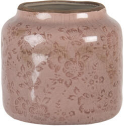 Clayre & Eef Set 2 ghivece flori ceramica roz 14x13 cm (6CE1249M)