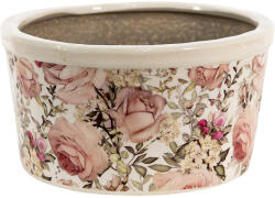 Clayre & Eef Set 2 ghivece flori ceramica Roses 19x10 cm (6CE1410)