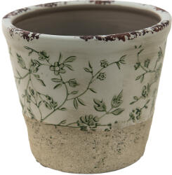 Clayre & Eef Set 2 ghivece flori ceramica Leaves 16x16 cm (6CE1384L)