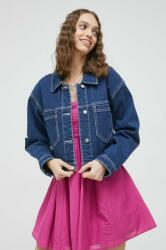 Abercrombie & Fitch farmerdzseki női, sötétkék, átmeneti, oversize - sötétkék M