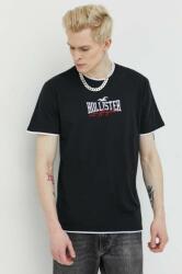 Hollister Co Hollister Co. pamut póló fekete, nyomott mintás - fekete XS - answear - 6 690 Ft