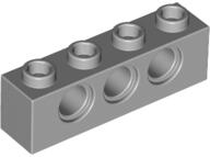 LEGO® 3701c86 - LEGO világos szürke technic kocka 1 x 4 méretű (3701c86)