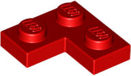 LEGO® 2420c5 - LEGO piros lap 2 x 2 méretű, sarok (2420c5)