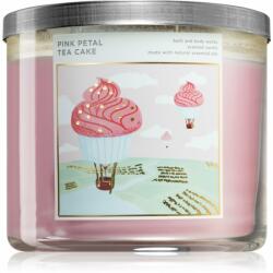 Bath & Body Works Pink Petal Tea Cake lumânare parfumată 411 g