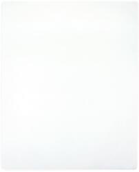 vidaXL Чаршаф с ластик, бял, 160x200 см, памук (136246)
