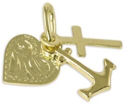 Soliter Brilio Arany medál szeretet, hit, remény 745 242 001 00077 0000000