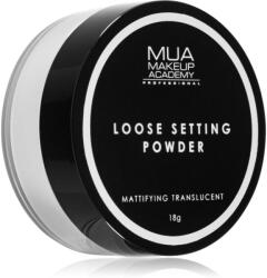 MUA Makeup Academy Matte pudra pulbere transparentă pentru un aspect mat 16 g