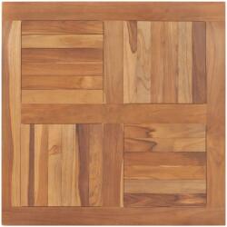 vidaXL Blat de masă pătrat, 80 x 80 x 2, 5 cm, lemn masiv de tec (48990) - vidaxl