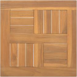 vidaXL Blat de masă, 50x50x2, 5 cm, lemn masiv de tec, pătrat (316155)