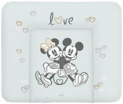 Ceba Baby puha pelenkázó alátét komódra 85 × 72 cm, Disney Minnie & Mickey Grey