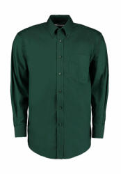 Kustom Kit Férfi hosszú ujjú Ing Kustom Kit Classic Fit Premium Oxford Shirt 2XL, Sötétzöld