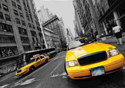 Consalnet Sárga taxi poszter, fotótapéta, Vlies (104 x 70, 5 cm) (C1-2766VEM)