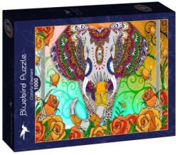 Bluebird Puzzle 1000 db-os puzzle - Colorful Elephant (90333) (90333)