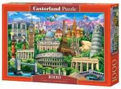 Castorland 1000 db-os puzzle - Híres látnivalók (C-104901) (C-104901)