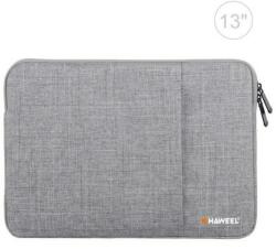 HAWEEL _13.0_grey HAWEEL 13.0" szürke tok, cipzáras notebook táska, laptop hordtáska (HAWEEL_13.0_grey)