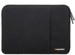 HAWEEL _13.0_black HAWEEL 13.0" fekete tok, cipzáras notebook táska, laptop hordtáska (HAWEEL_13.0_black)