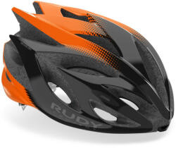 Rudy Project RUSH kerékpáros sisak, Fekete-Narancs - L (59-62)
