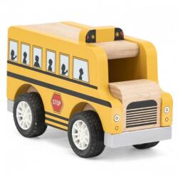 Viga Toys Fa iskolabusz 13cm