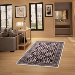 Bakhtar Gépi perzsa szőnyeg bézs Afghan 140x200 klasszikus nappali szőnyeg (AFG09140200)