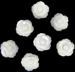  Margele Sidef Floare 8x8x4mm Luciu Perlat pentru Bijuterii 1 Buc
