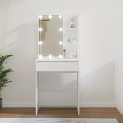 vidaXL Masă de toaletă cu LED, alb, 60x40x140 cm (808828)