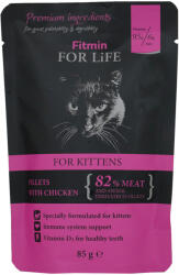Fitmin Fitmin Cat For Life Kitten 28 x 85 g - Pui