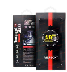 Veason 6D teljes képernyős edzett üveg - Iphone 7 / 8 / SE 2020 / SE 2022 fekete