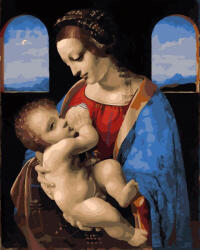 Ipicasso Set pictura pe numere, cu sasiu, Madonna Litta - da Vinci, 40x50 cm (PC40501071)