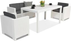 BICA Rattan bútor Colorado Apetito 4 White Bica (BCCOLAP4BL)