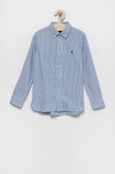 Ralph Lauren gyerek ing pamutból - kék 116 - answear - 33 990 Ft
