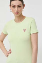 Guess t-shirt női, zöld - zöld S - answear - 8 390 Ft