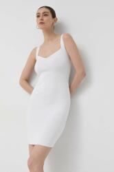 GUESS ruha fehér, mini, testhezálló - fehér L - answear - 59 990 Ft