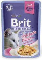 Brit Premium Adult chicken fillets in jelly 24x85 g