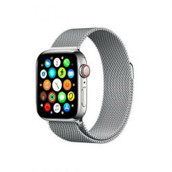 Mercury ezüst okosóra fém szíj, Apple Watch 4/5/6/7/SE 42mm