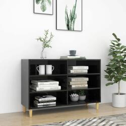 vidaXL Servantă, negru extralucios, 103, 5x35x70 cm, PAL (806038) Comoda