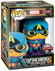 Funko POP! Marvel: Black Light - Captain America figura #648 (FU48845)