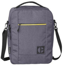 Caterpillar Borseta CATERPILLAR Code - Hex Go, material 420D hexagonal, buzunar cu fermoar - gri inchis (CAT-83769-46)