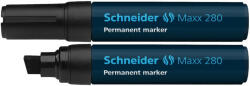 Schneider Marker Permanent Schneider Maxx 280 , 4 - 12 mm Varf Tesit - Negru (2929)