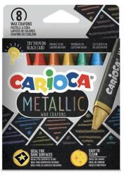 CARIOCA Set Creioane cerate Metallic Carioca, 8 buc/set (SKR205)