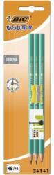 BIC Set Evolution 650, 3 creioane grafit HB Evolution, 1 radiera, 1 ascutitoare Bic 9420811 (9420811)